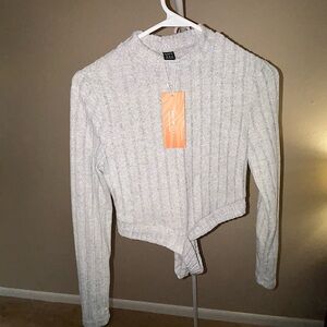 Cropped Grey sweater